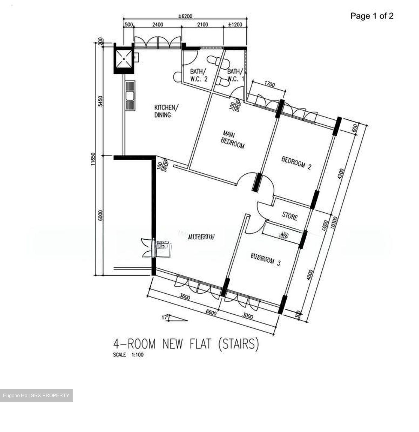 Blk 110 Eunos Vista (Bedok), HDB 4 Rooms #569690141